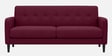 Marq Velvet Fabric 3 Seater Sofa In Maroon Colour