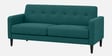 Marq Velvet Fabric 3 Seater Sofa In Teal Green Colour