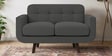 Marsela Fabric 2 Seater Sofa in Charcoal Grey Colour