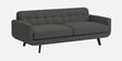Marsela Fabric 3 Seater Sofa in Charcoal Grey Colour