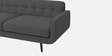 Marsela Fabric 3 Seater Sofa in Charcoal Grey Colour
