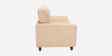 Martha Leatherette 3 Seater Sofa In Beige Color
