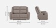 Matilda 2 Seater Recliner In Greige Colour With Matte Finish Matilda 2 Seater Recliner In Greige Colour With Matte Finish