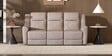 Matilda 3 Seater Recliner In Greige Colour With Matte Finish Matilda 3 Seater Recliner In Greige Colour With Matte Finish