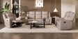 Matilda 3 Seater Recliner In Greige Colour With Matte Finish Matilda 3 Seater Recliner In Greige Colour With Matte Finish