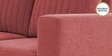 Matsu Fabric 3 Seater Sofa In Pink Colour