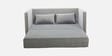 Max Fabric Pull-Out Sofa Cum Bed in Grey Colour