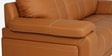 Max Leatherette 3 Seater Sofa in Tan Colour
