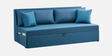 Maya Fabric Pull Out Sofa Cum Bed In Blue Colour