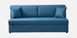 Maya Fabric Pull Out Sofa Cum Bed In Blue Colour