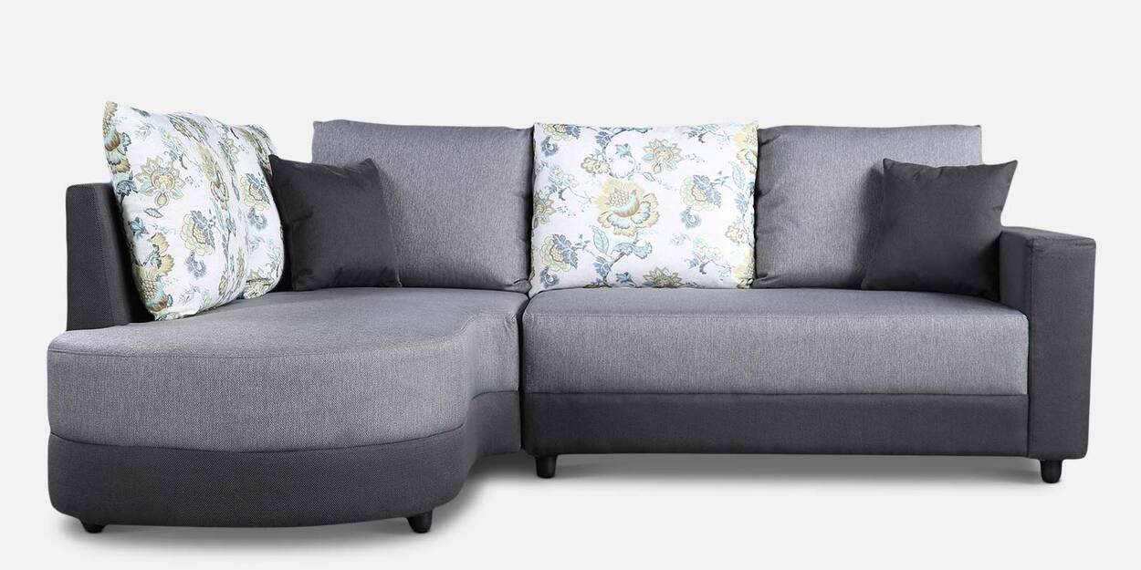 Buy Marigold 2 Seater Sectional Sofa With Right Hand Lounger In Grey