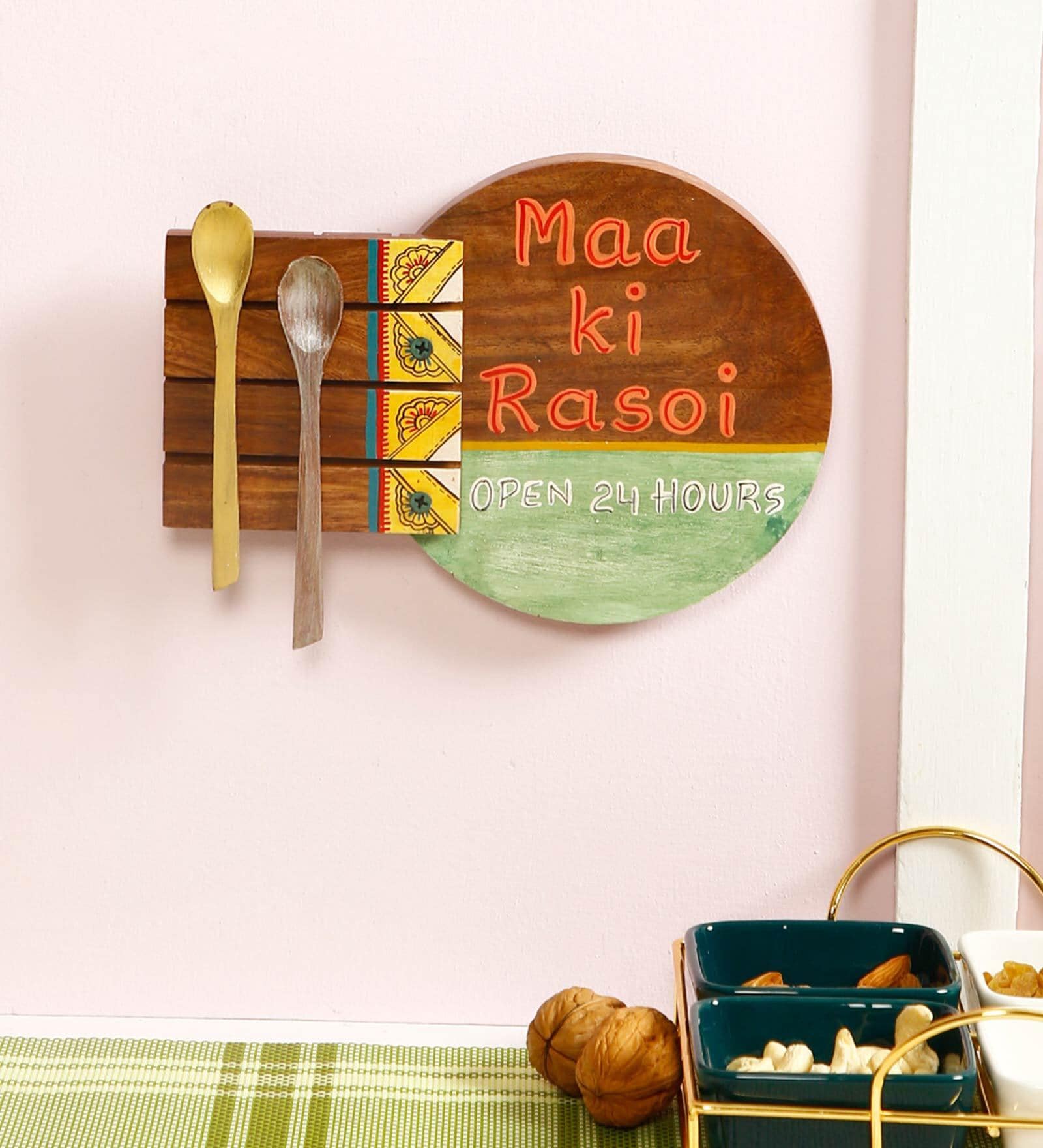 Maa Ki Rasoi Wooden Wall Frame