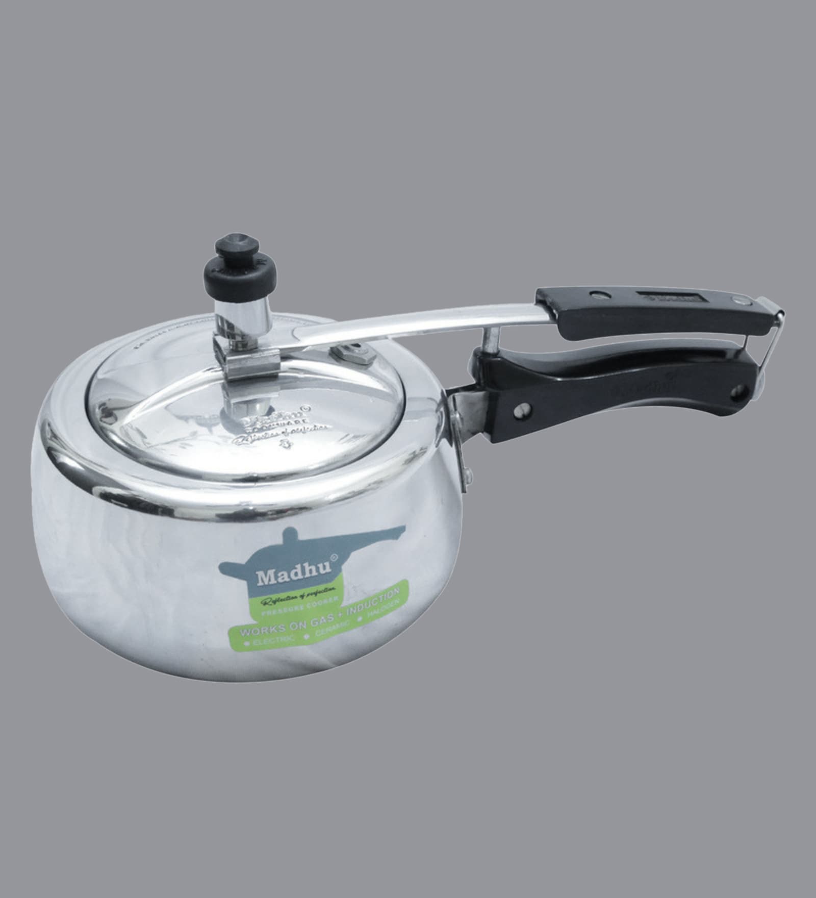 Buy Flora White 2 Ltr Pressure Cooker Aluminium Inner Lid Online