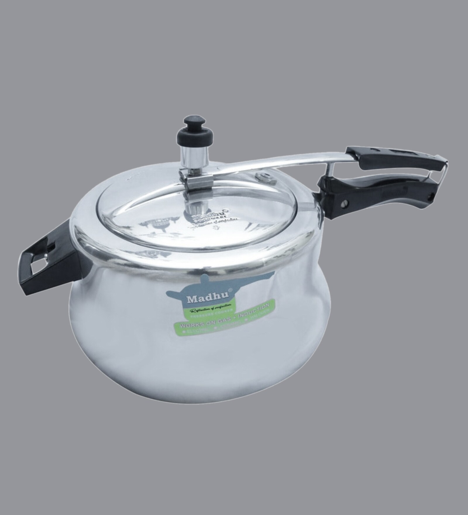 Buy Viva Handi White 5.5 Ltr Pressure Cooker Aluminium Inner Lid Online