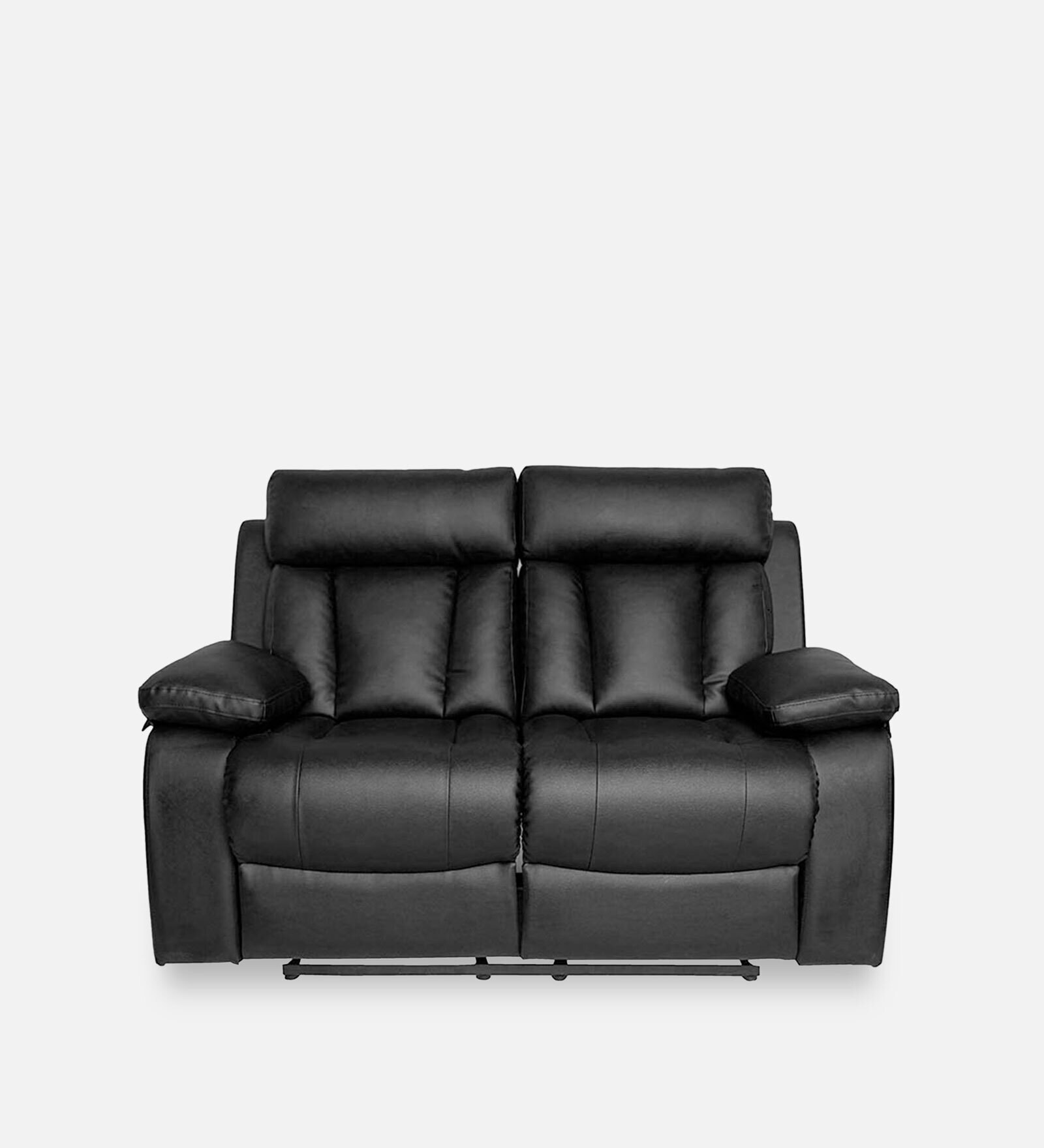 Magna 2 Seater Manual Reclinerin Black Colour