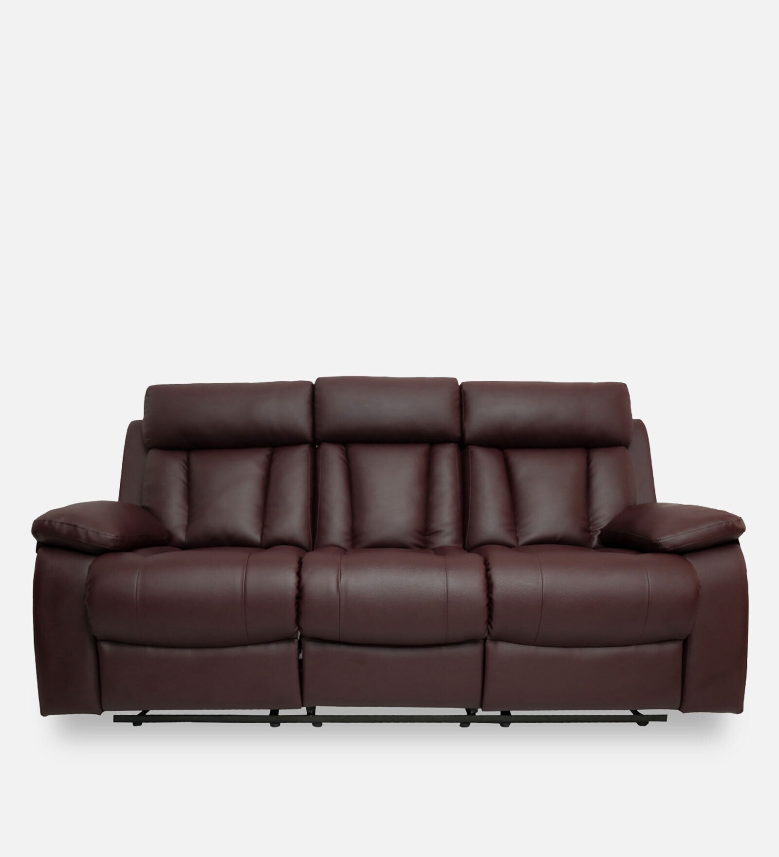Magna 3 Seater Recliner in Brown Colour