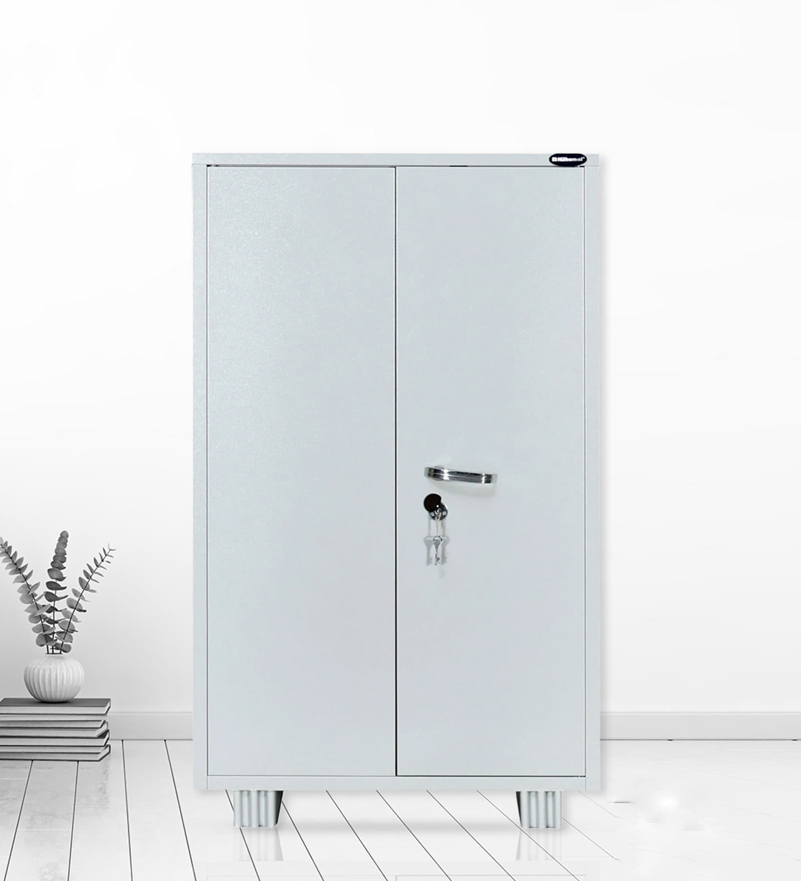 Magna Metal Office Table in Grey Finish