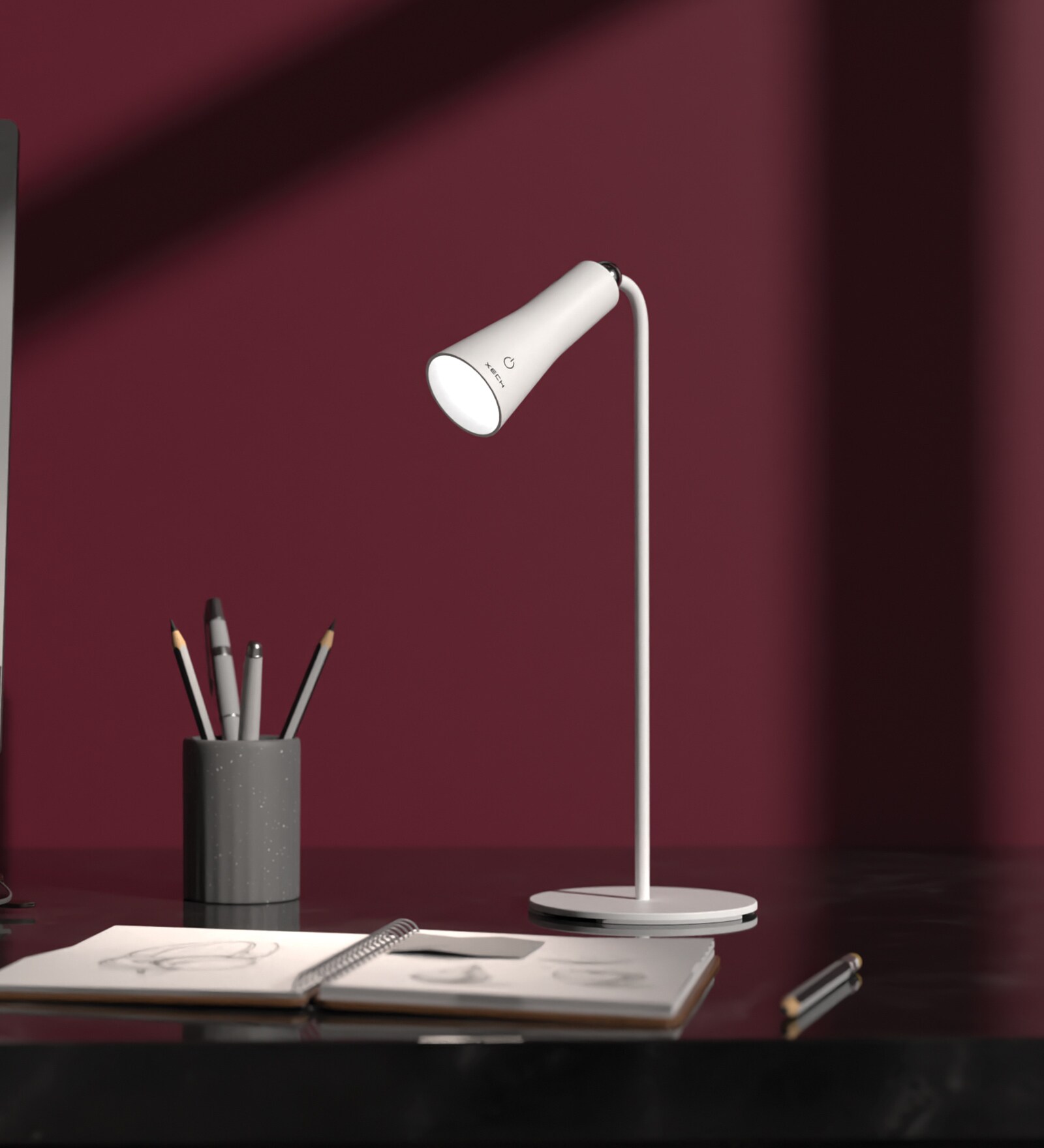 Magneto White 4 in 1 Multifunction Light 3 Level Brightness LED Table Lamp (Type C Rechargeable Battery) Magneto White 4 in 1 Multifunction Light 3 Level Brightness LED Table Lamp (Type C Rechargeable Battery)