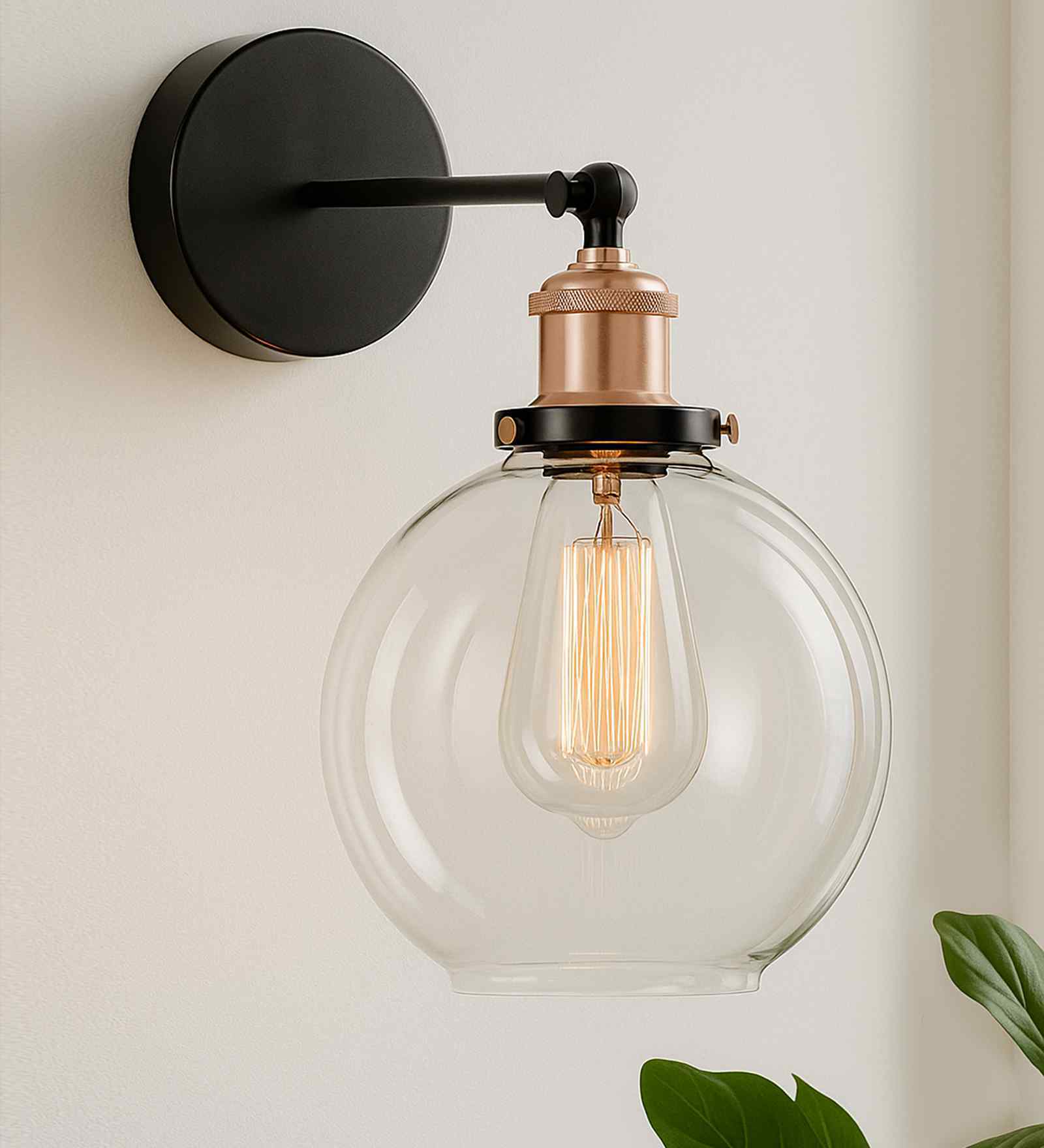 Magnum Black Metal Wall Sconces