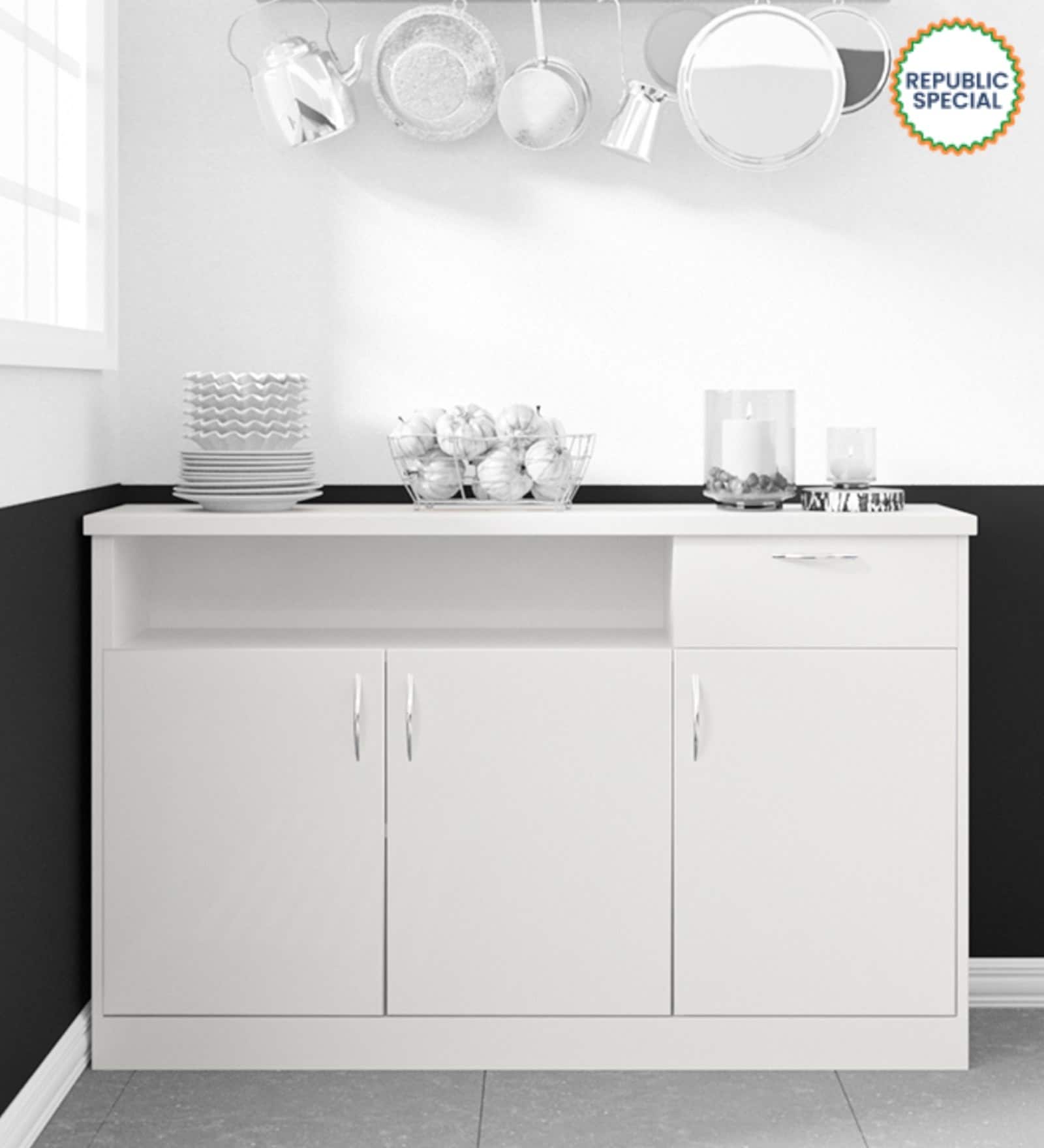 Magnus Sideboard in Frosty White Finish
