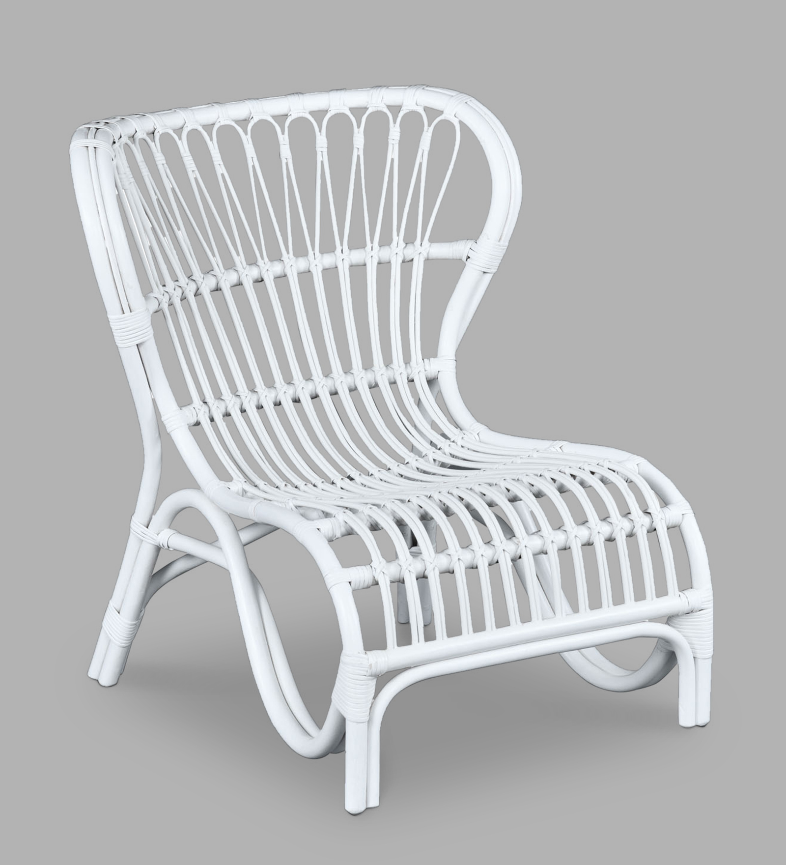 Magy Solid Wood Outdoor Seating in White Colour
