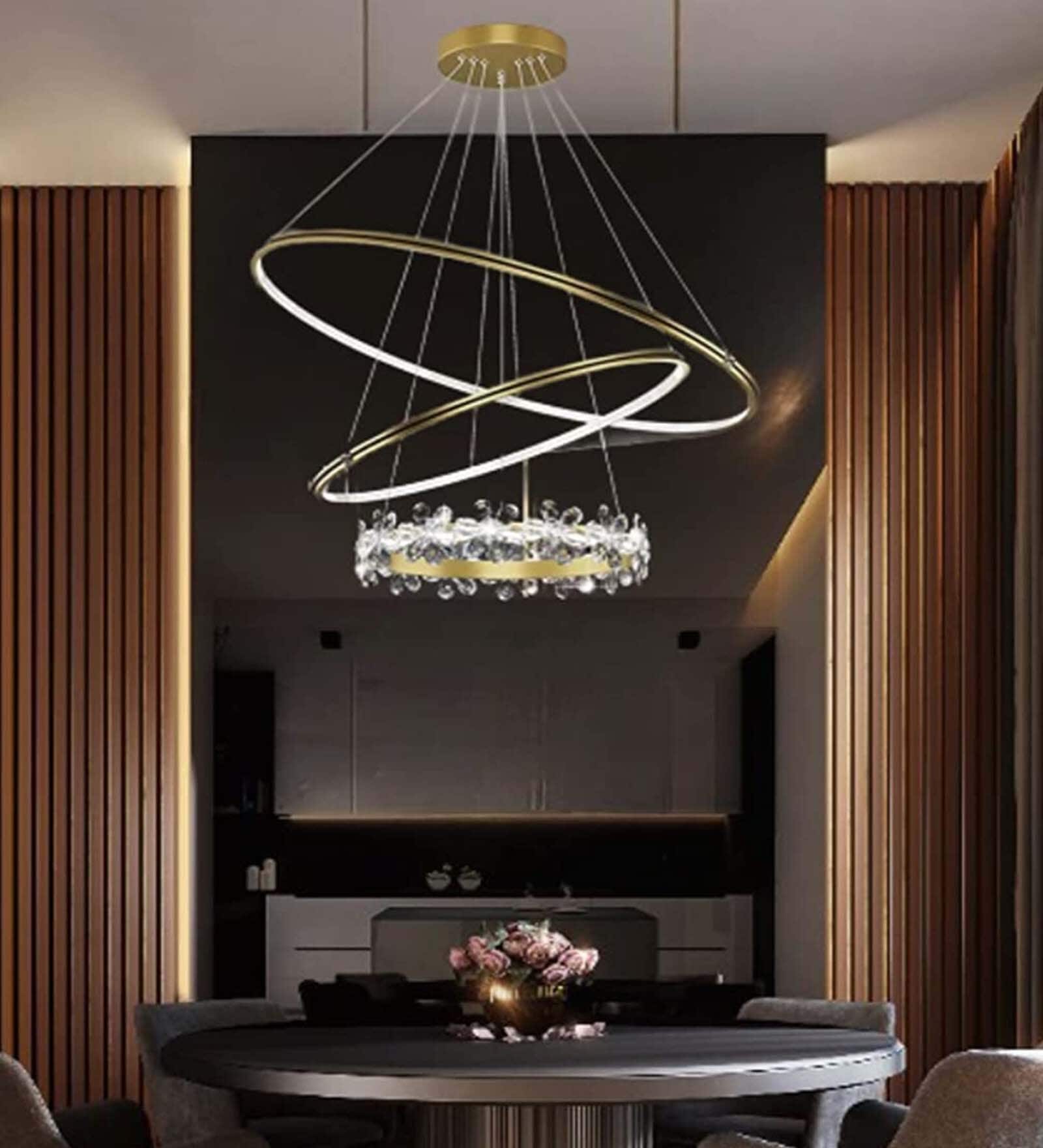 Majesty Gold LED Smart Voice Assist Chandelier