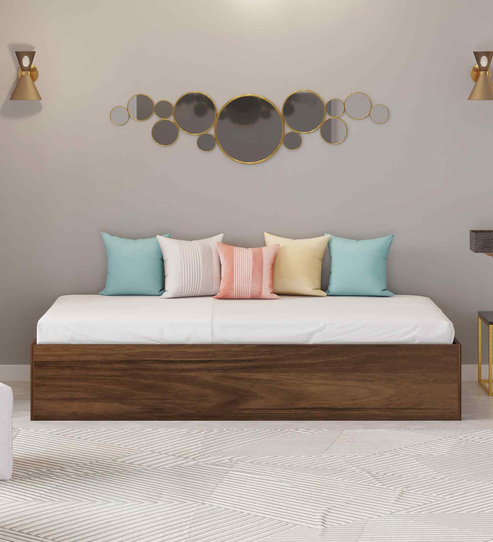 Maltein Diwan Single Sized Bed With Storage