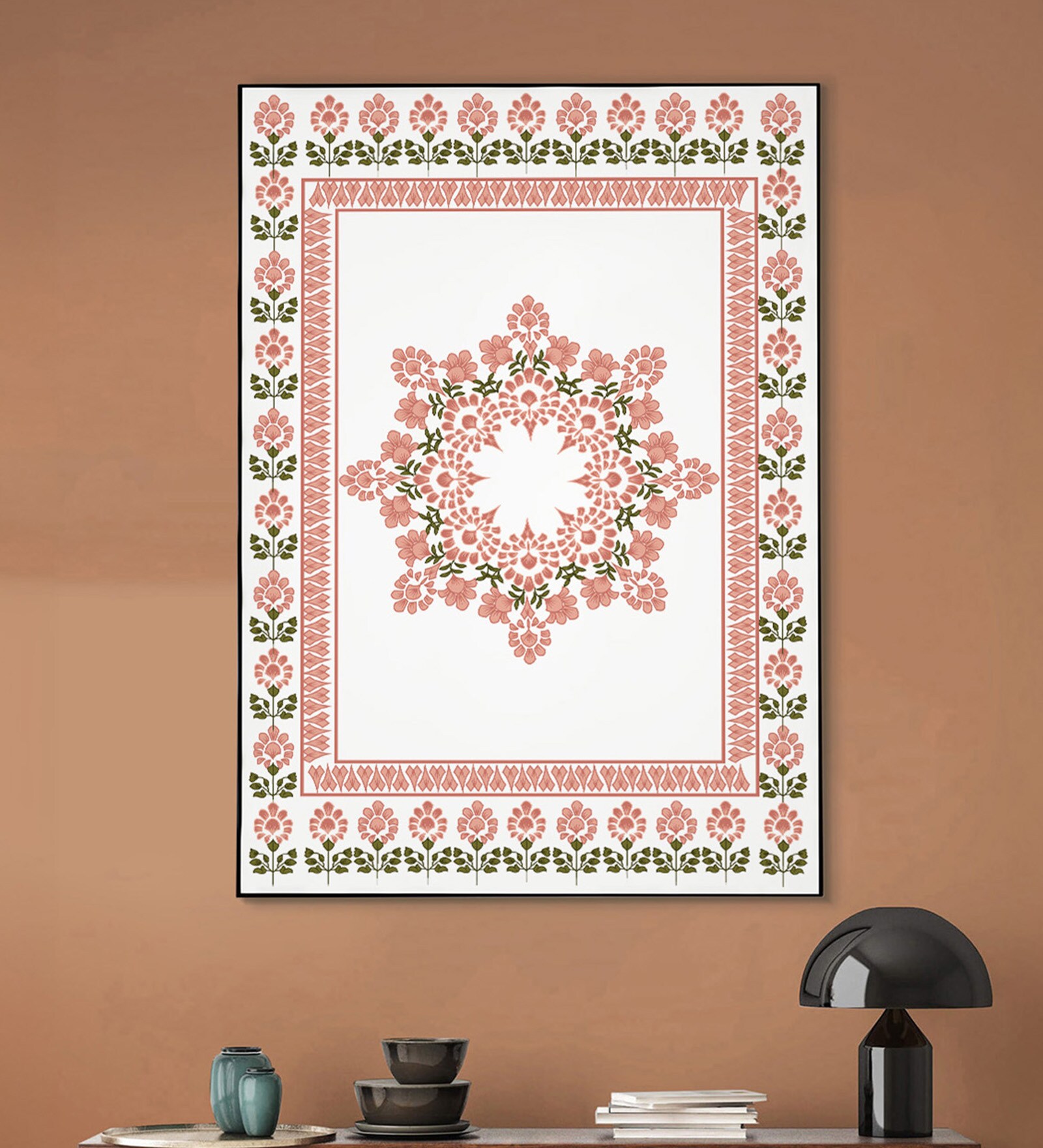 Mandala Of Marigolds Wall Art Print