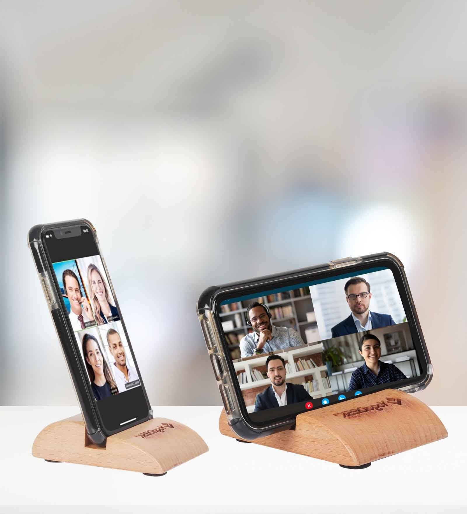 Buy Mango Wood Ash Mobile Stand at 44% OFF by Yogadesk | Pepperfry