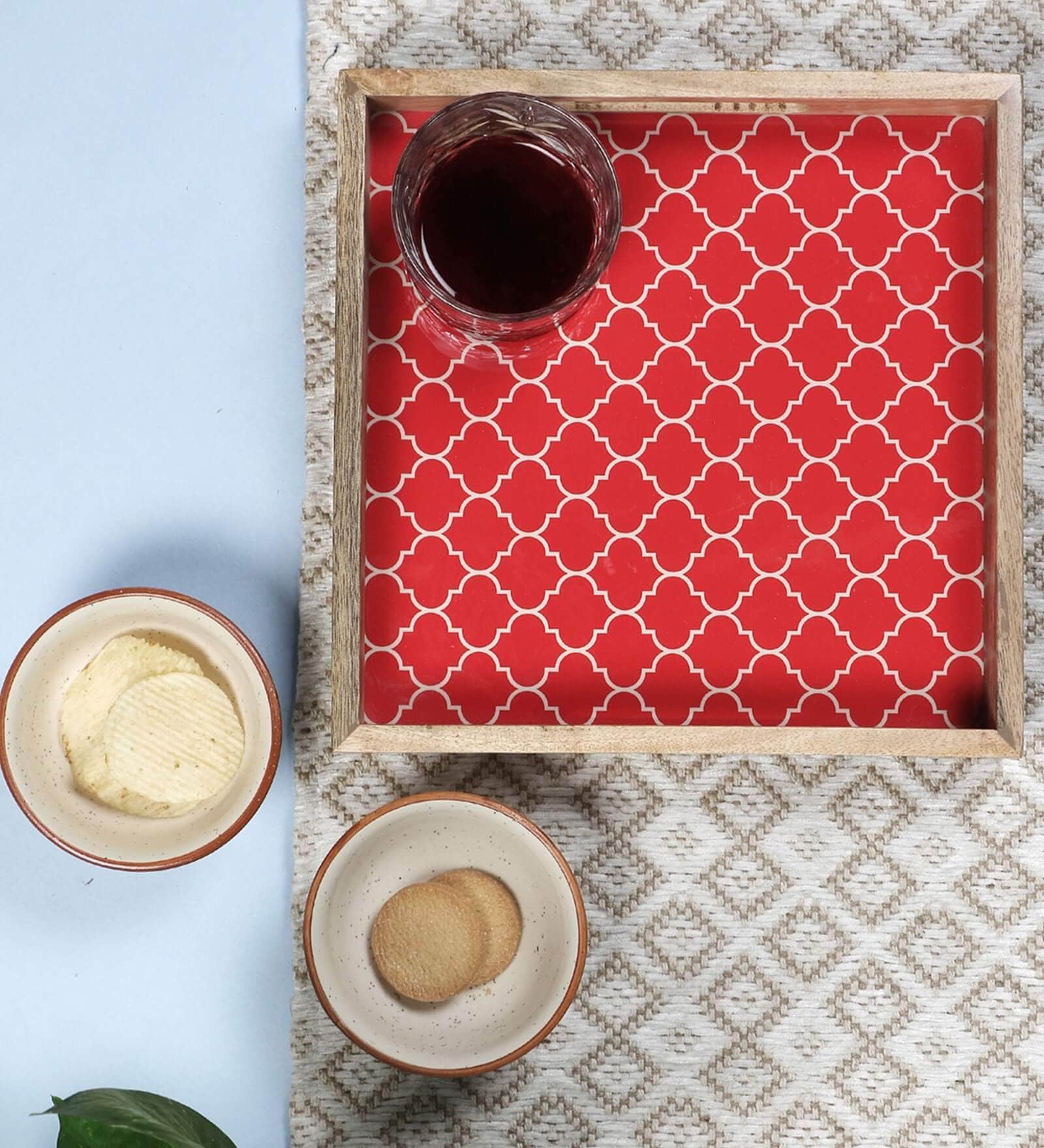 Mango Wood Square Serving Tray
