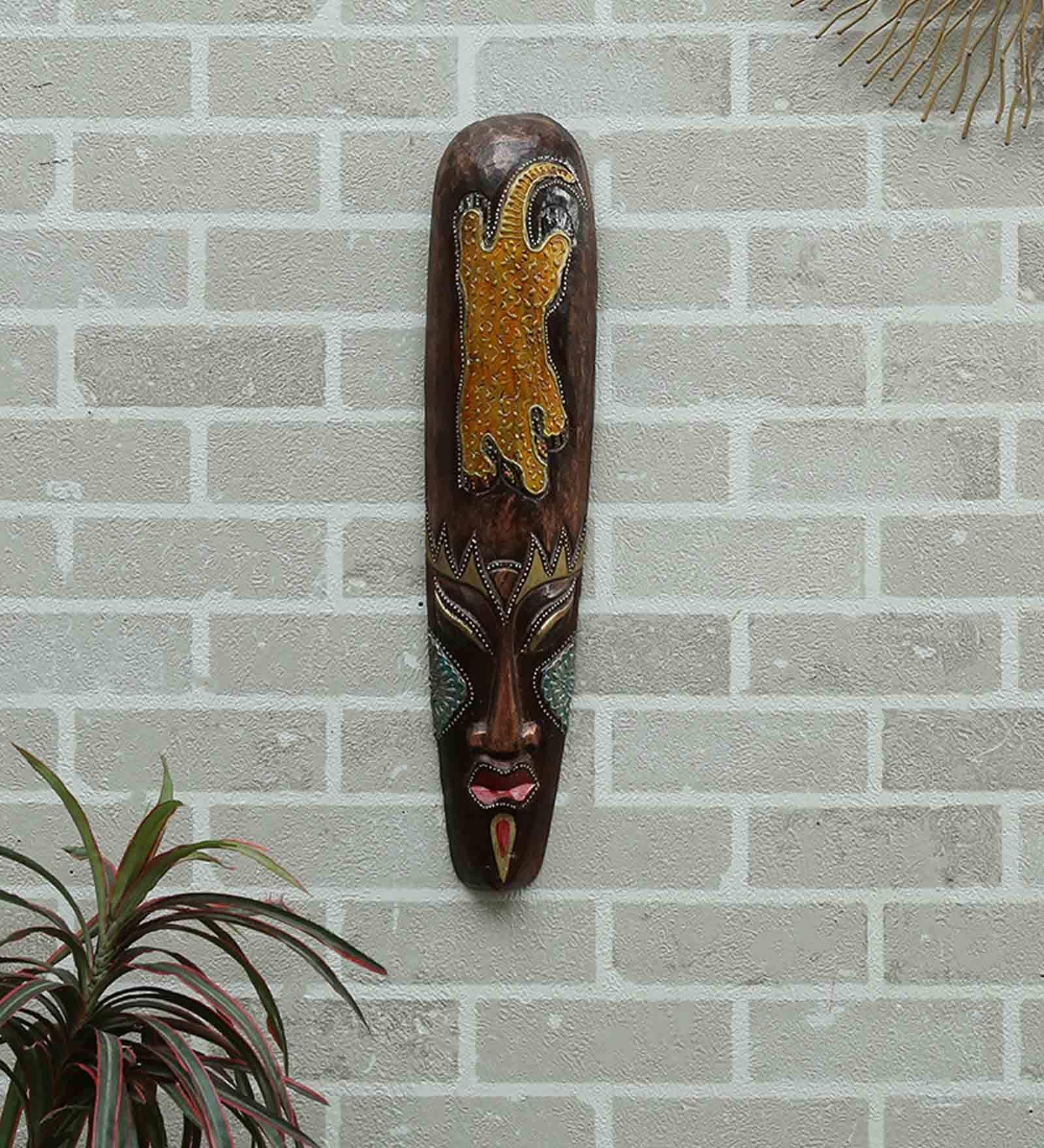 Mango Wood Novo Wall Mask