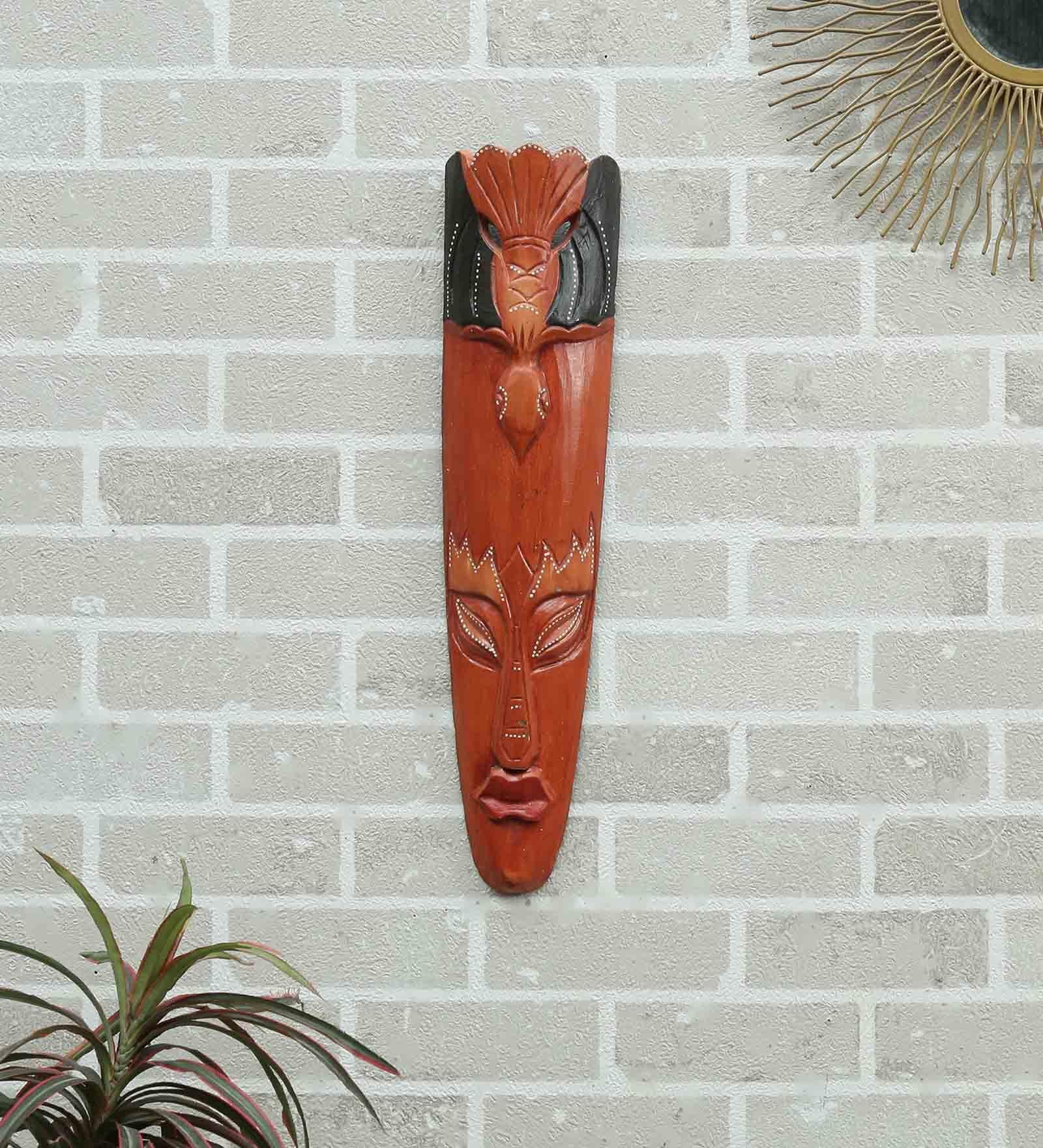 Mango Wood Wall Mask