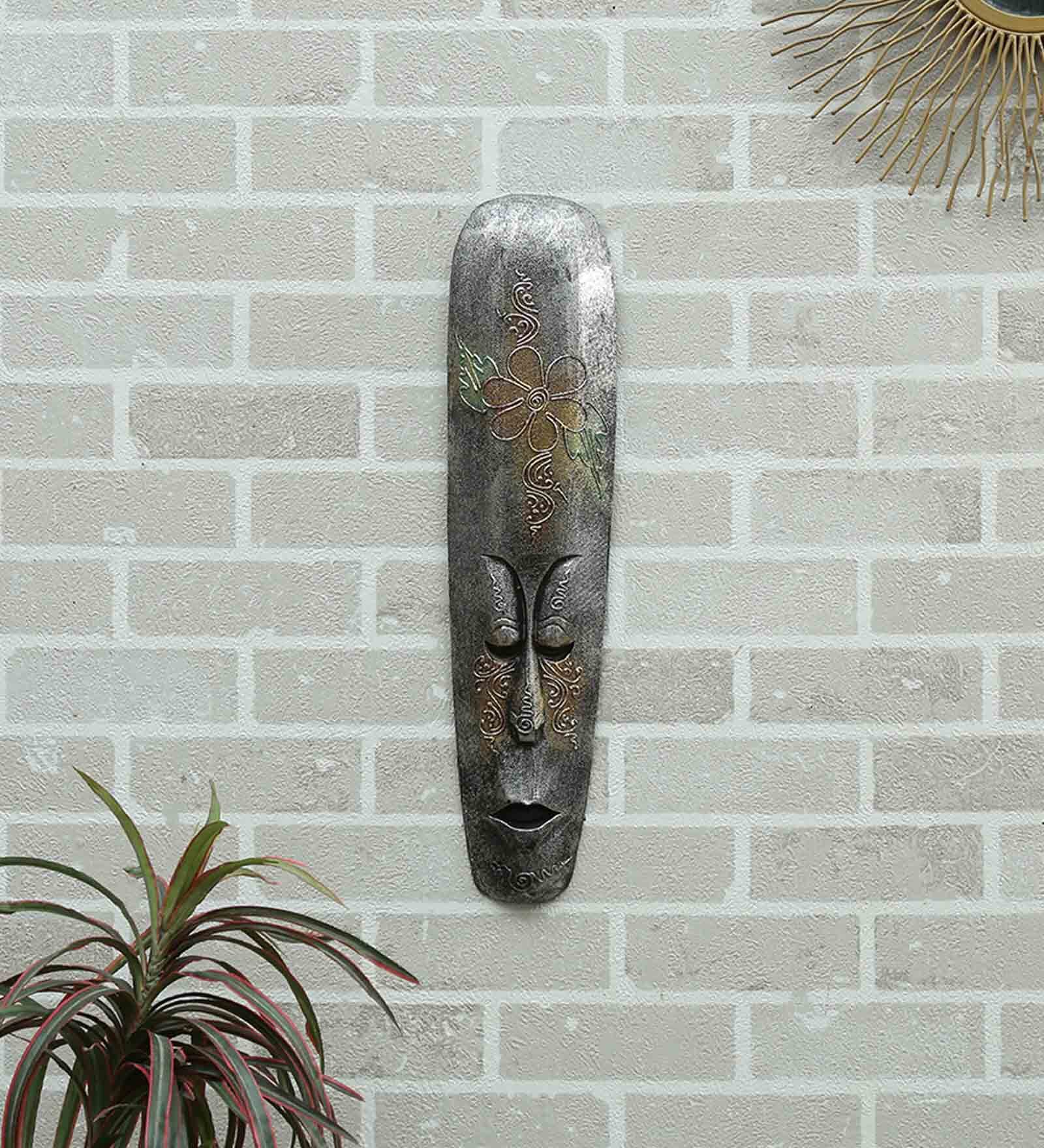 Mango Wood Wall Mask