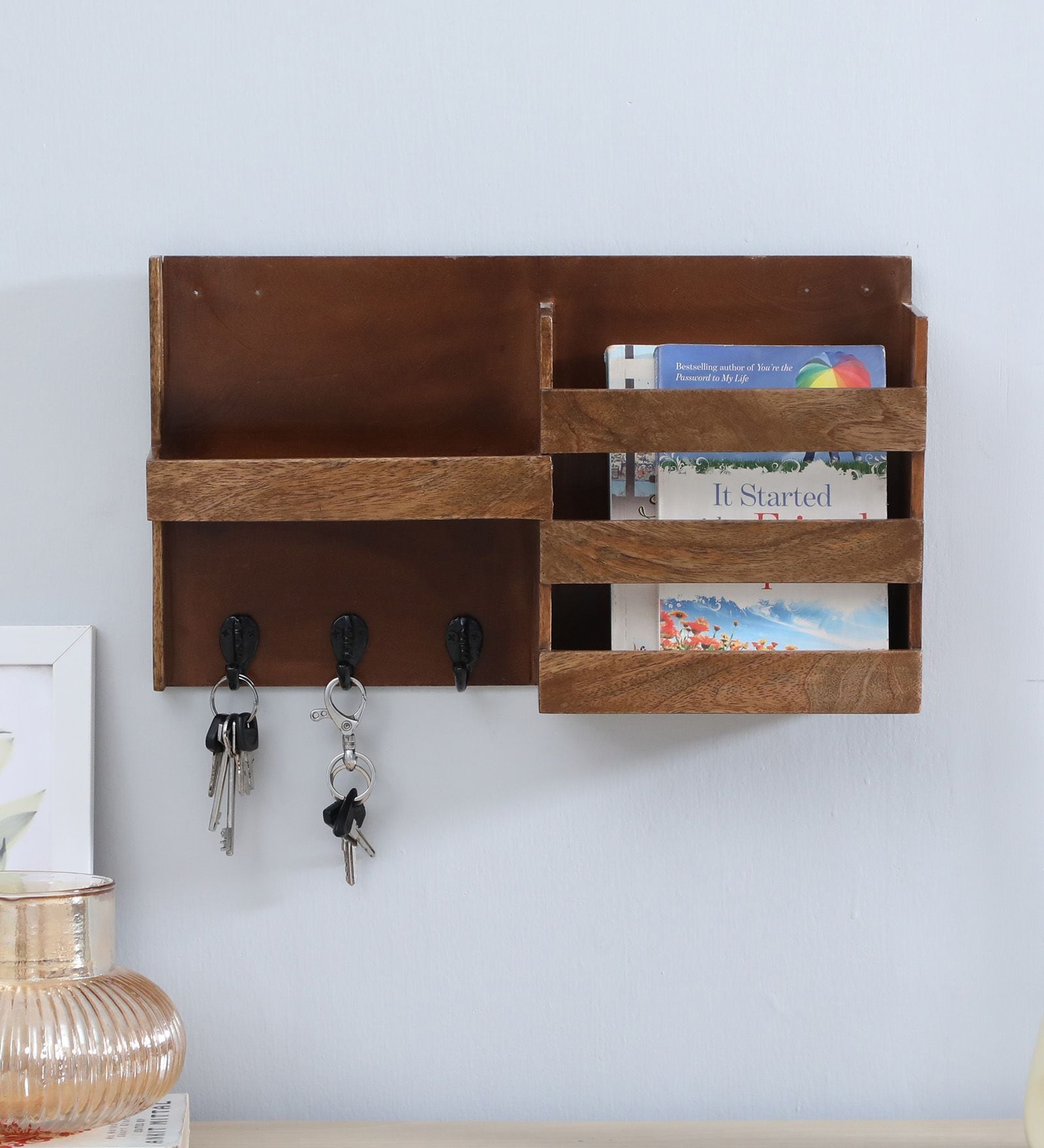 Buy Mango Wood Wall Shelf By Globally Indian At Off By Globally