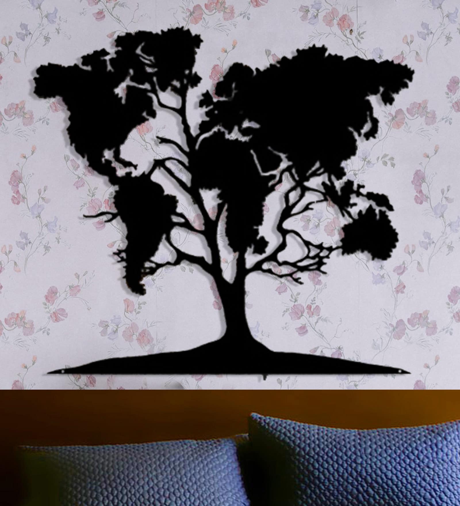 Buy Artact Iron Decorative Tree Wall Art In Black at 17% OFF by ...