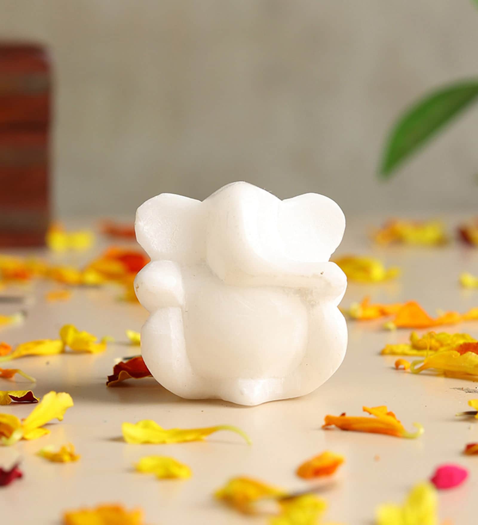 White Marble Lord Ganesha Idol
