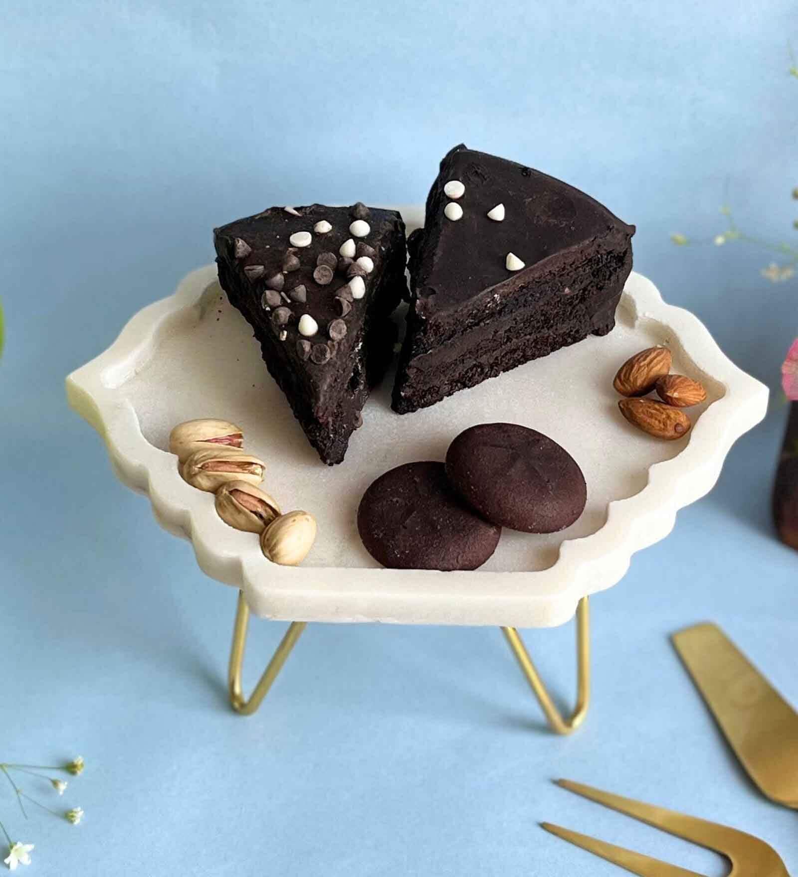 White Marble Pastry Stand
