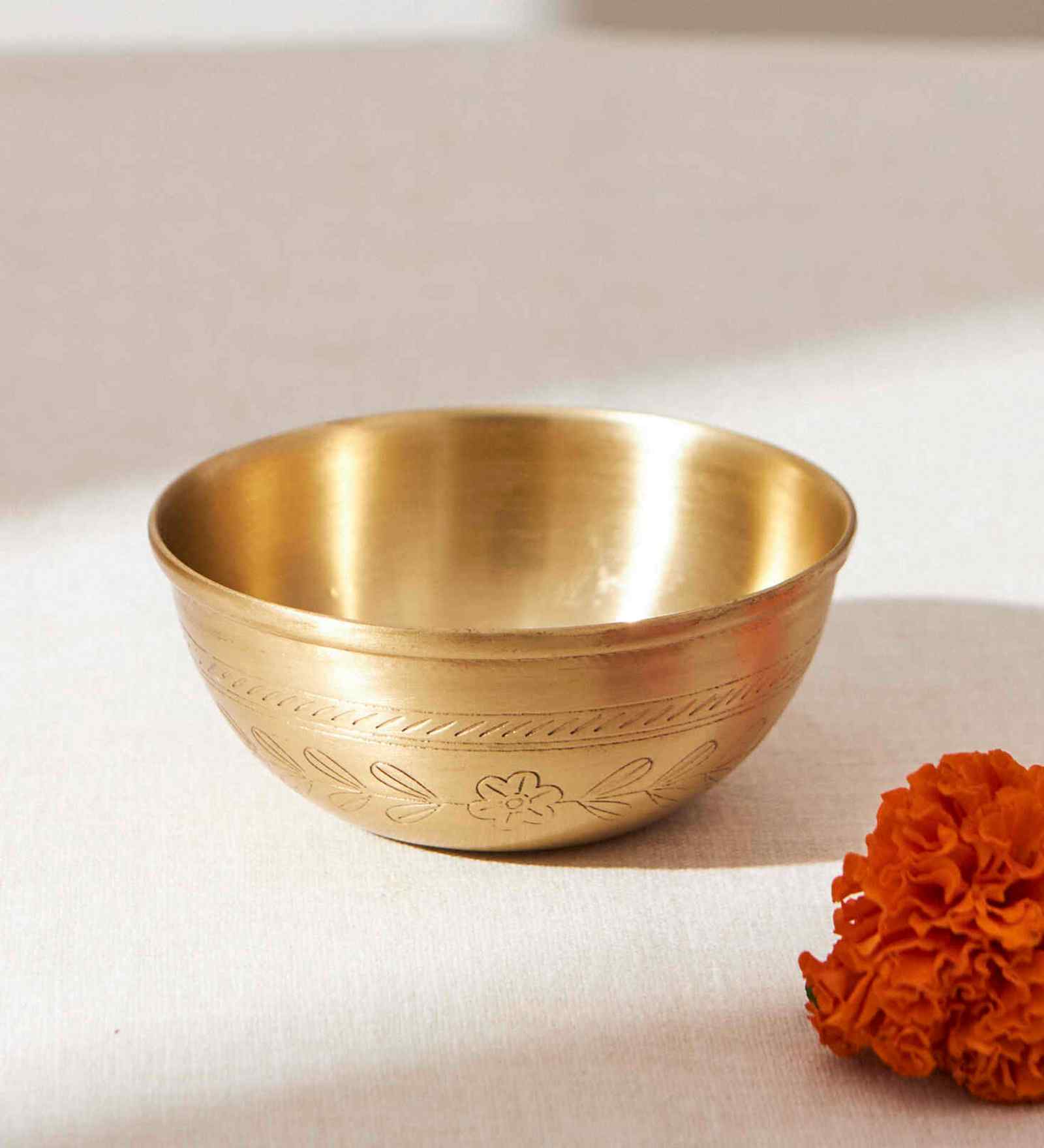 Marigold Brass Bowl