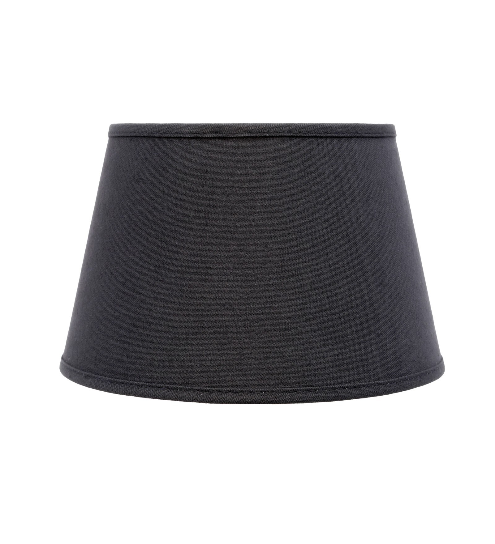 Mario Black Cotton Solid Lampshade