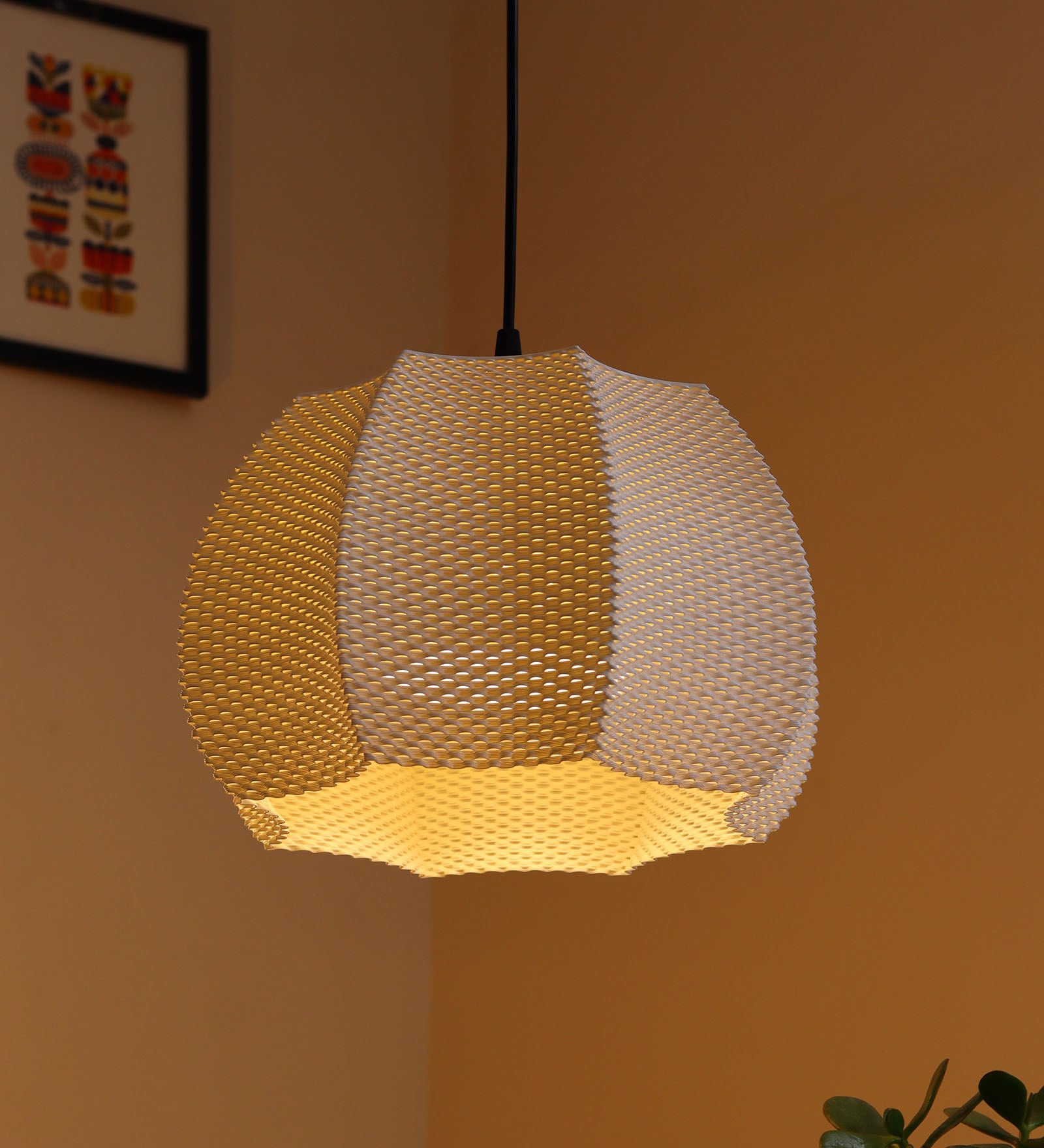 Marisa Squeezed Hemispherical hanging lights