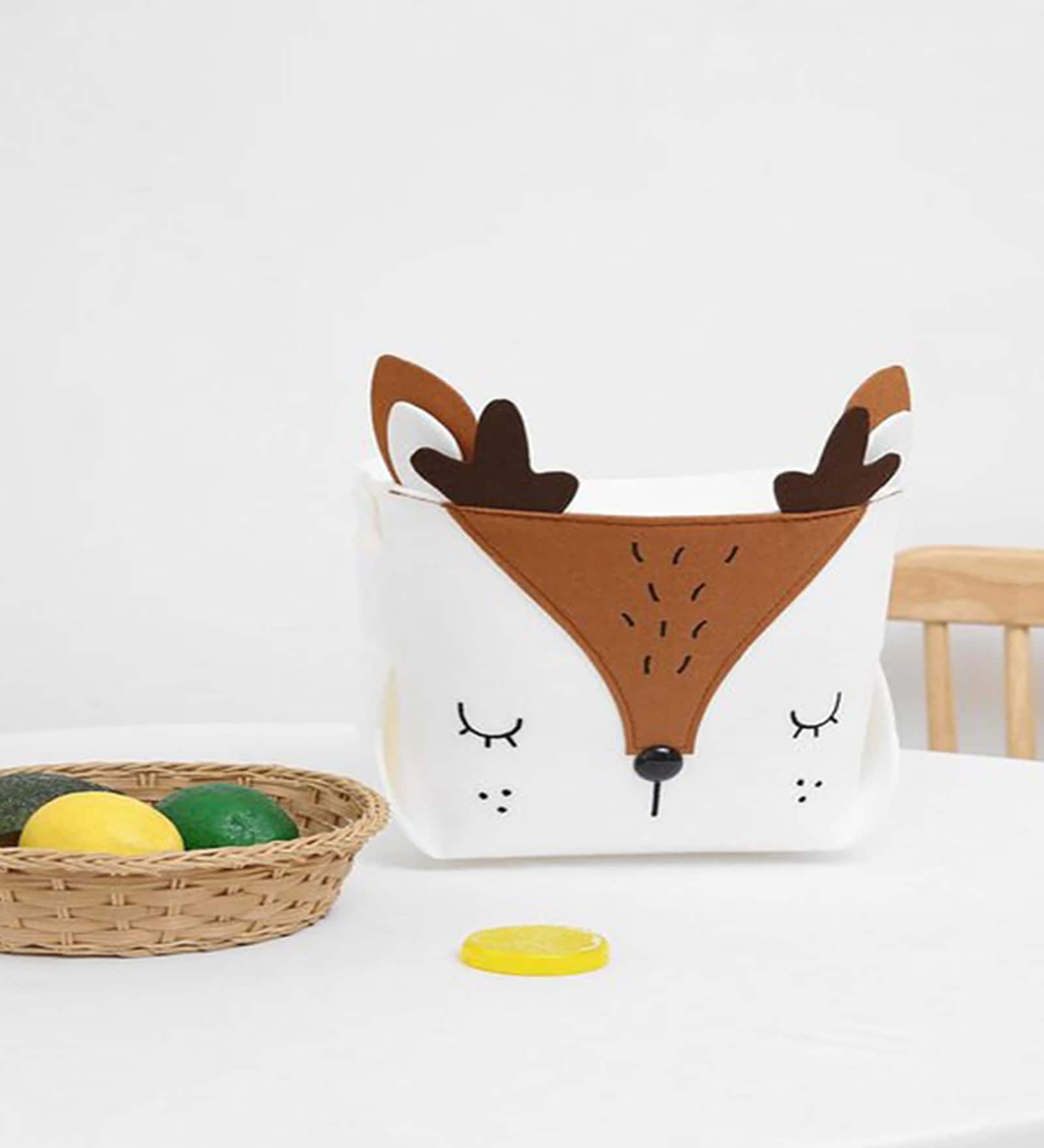 Market 99 Canvas Basket Organizer With Handle