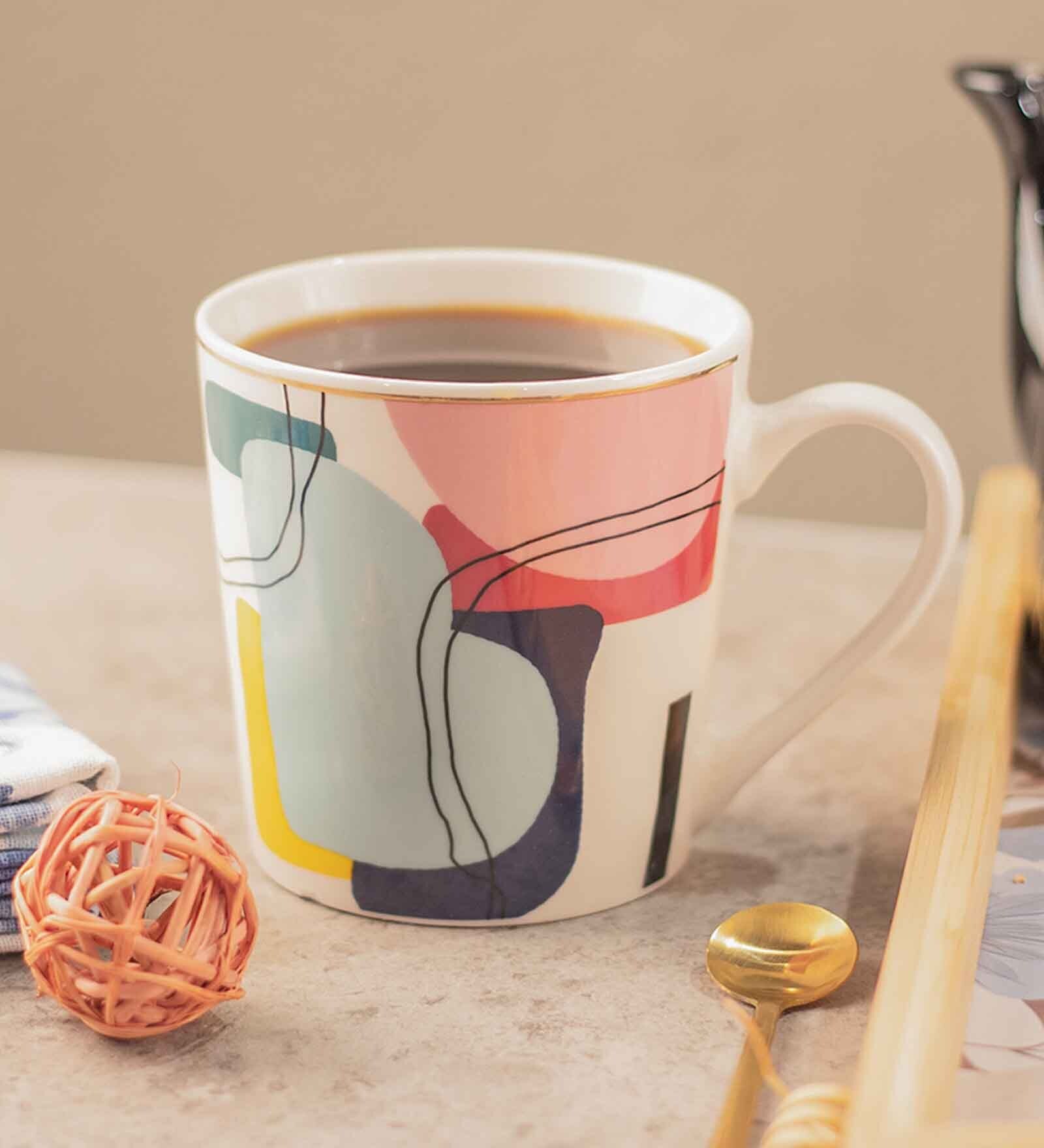 Multicolour 450 Ml Ceramic 1 pcs Coffee mug