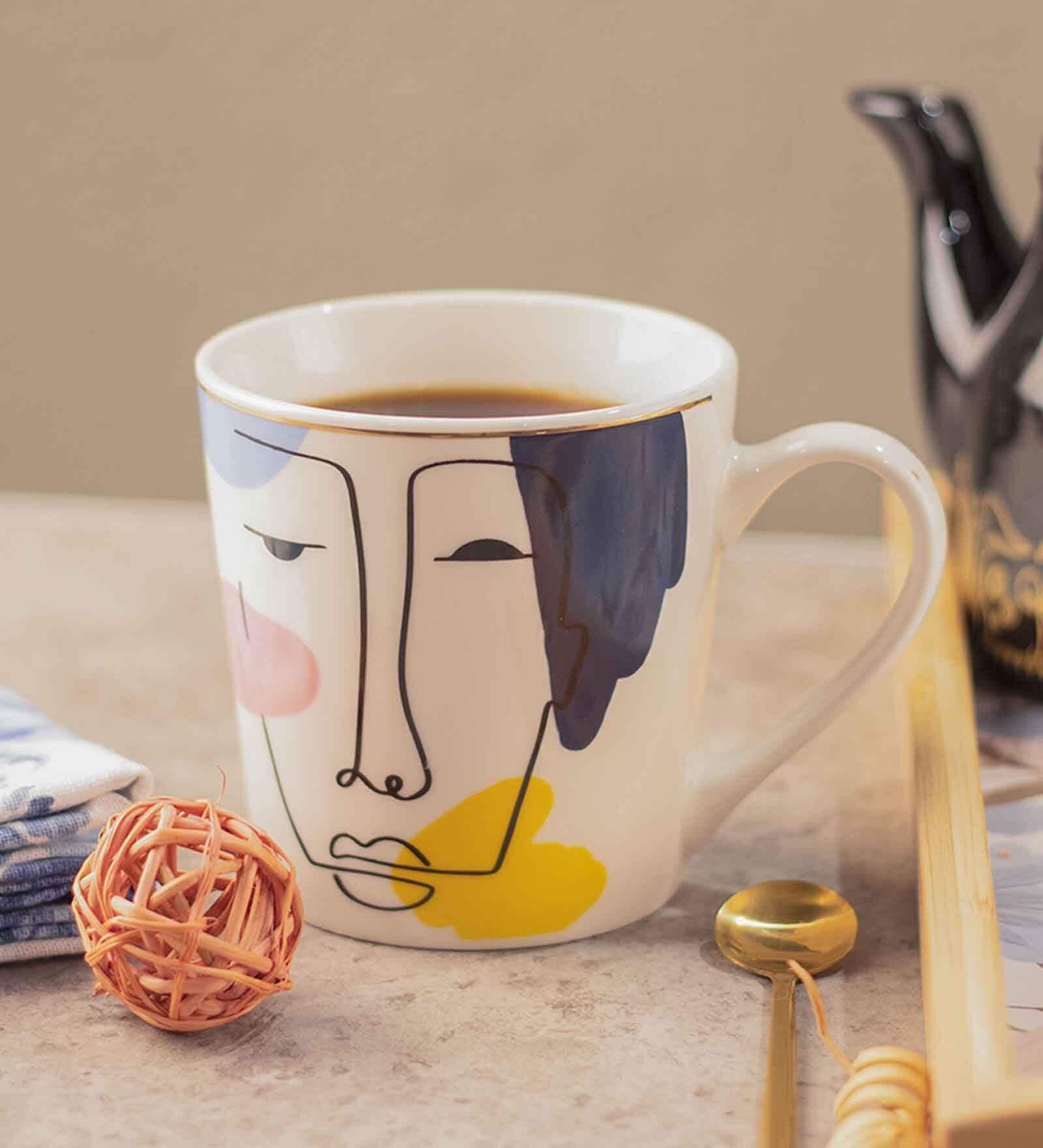 Multicolour 450 Ml Ceramic 1 Pcs  Coffee mug