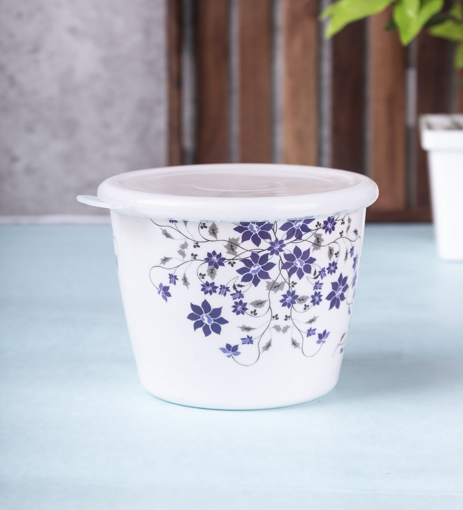 Blue Melamine 650ml Storage Jar & Containers