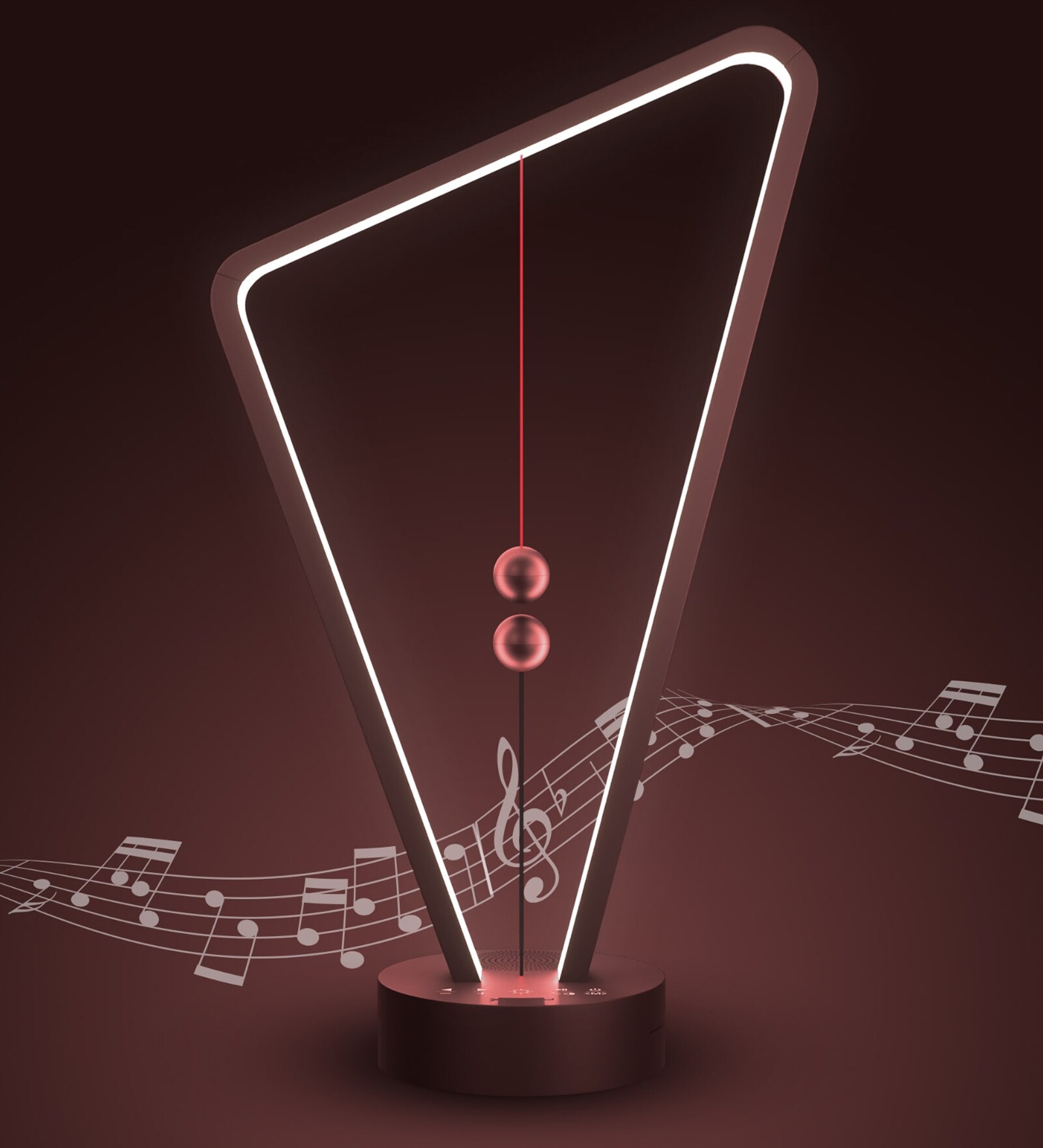 Buy Chicago Maroon Plastic LED Lamps at 41 OFF by XECH Pepperfry