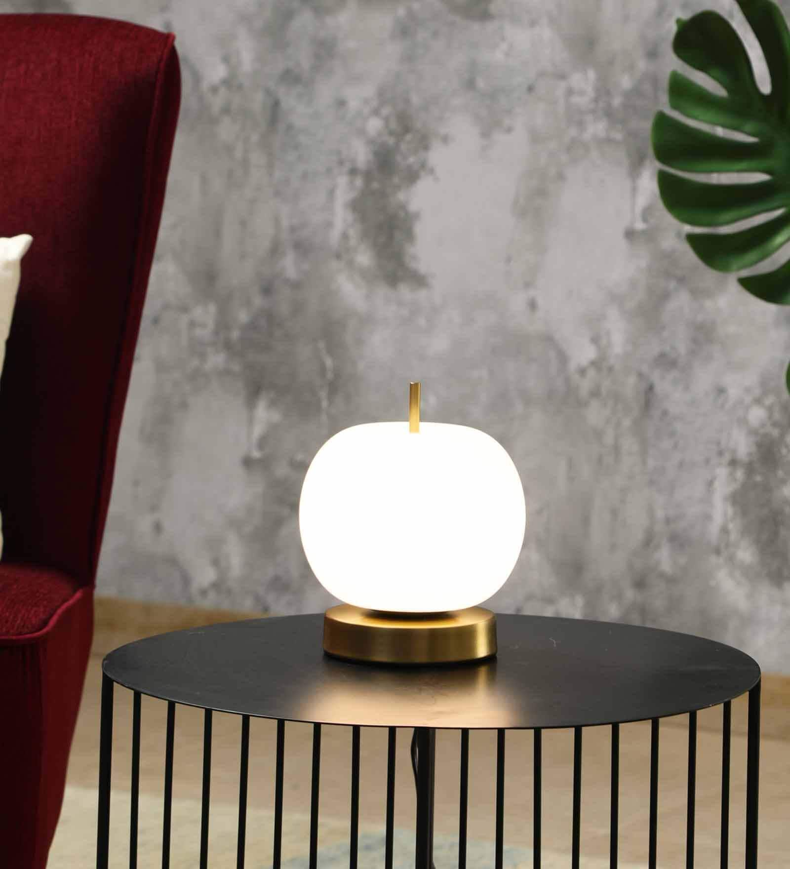 Gold Marshmallow Table Lamp