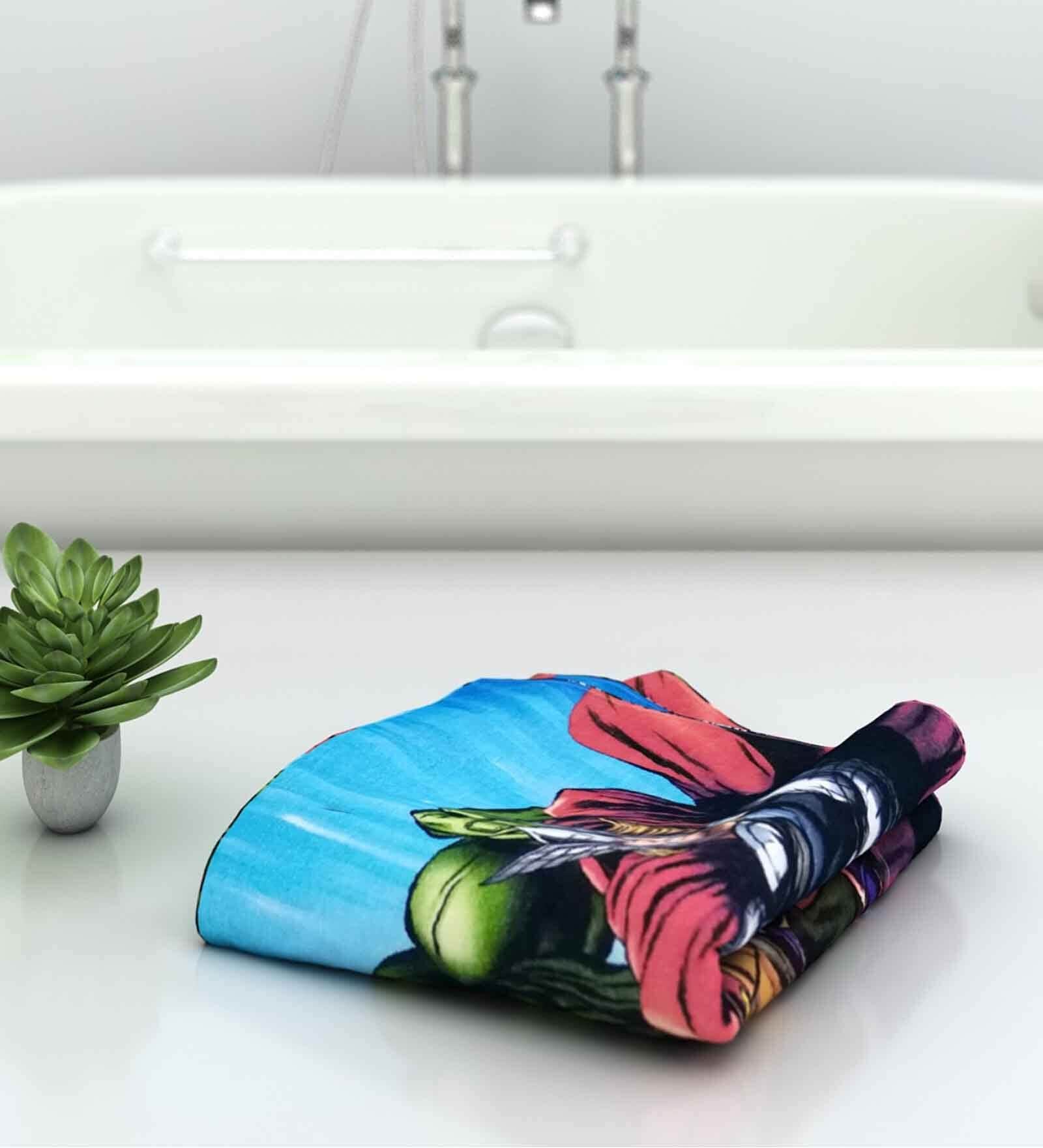 Marvel Avengers Group Multicolor 350 GSM Cotton Kids Towels