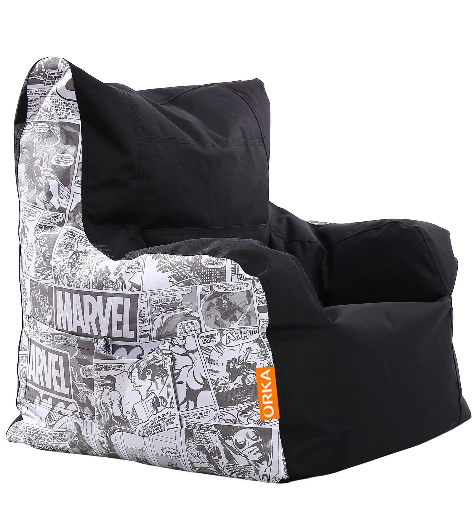 Buy Marvel Comics Filled Bean Sofa by Orka Online Kids Bean Bag with