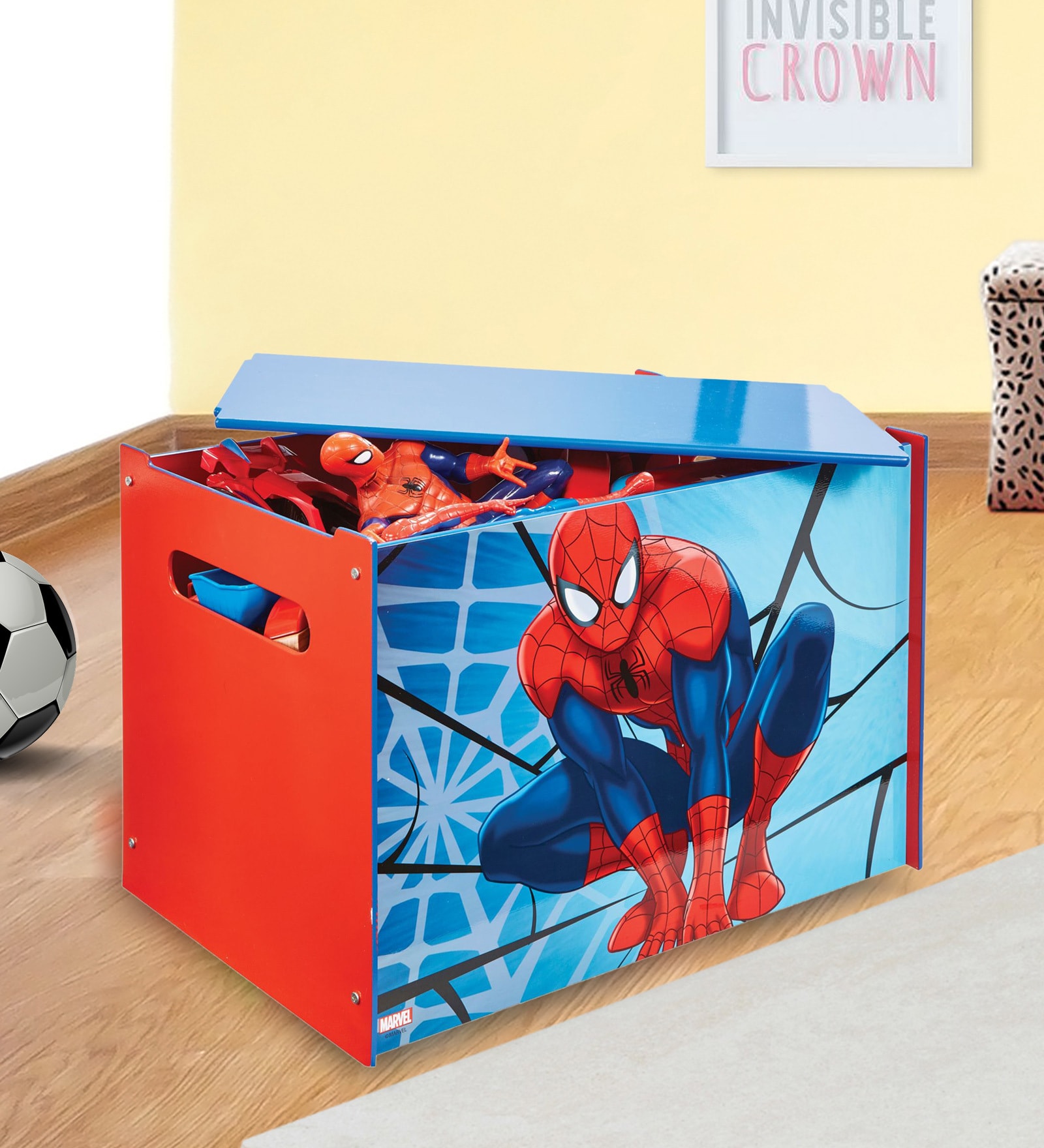 Marvel Spider-Man Storage Box in Blue Marvel Spider-Man Storage Box in Blue