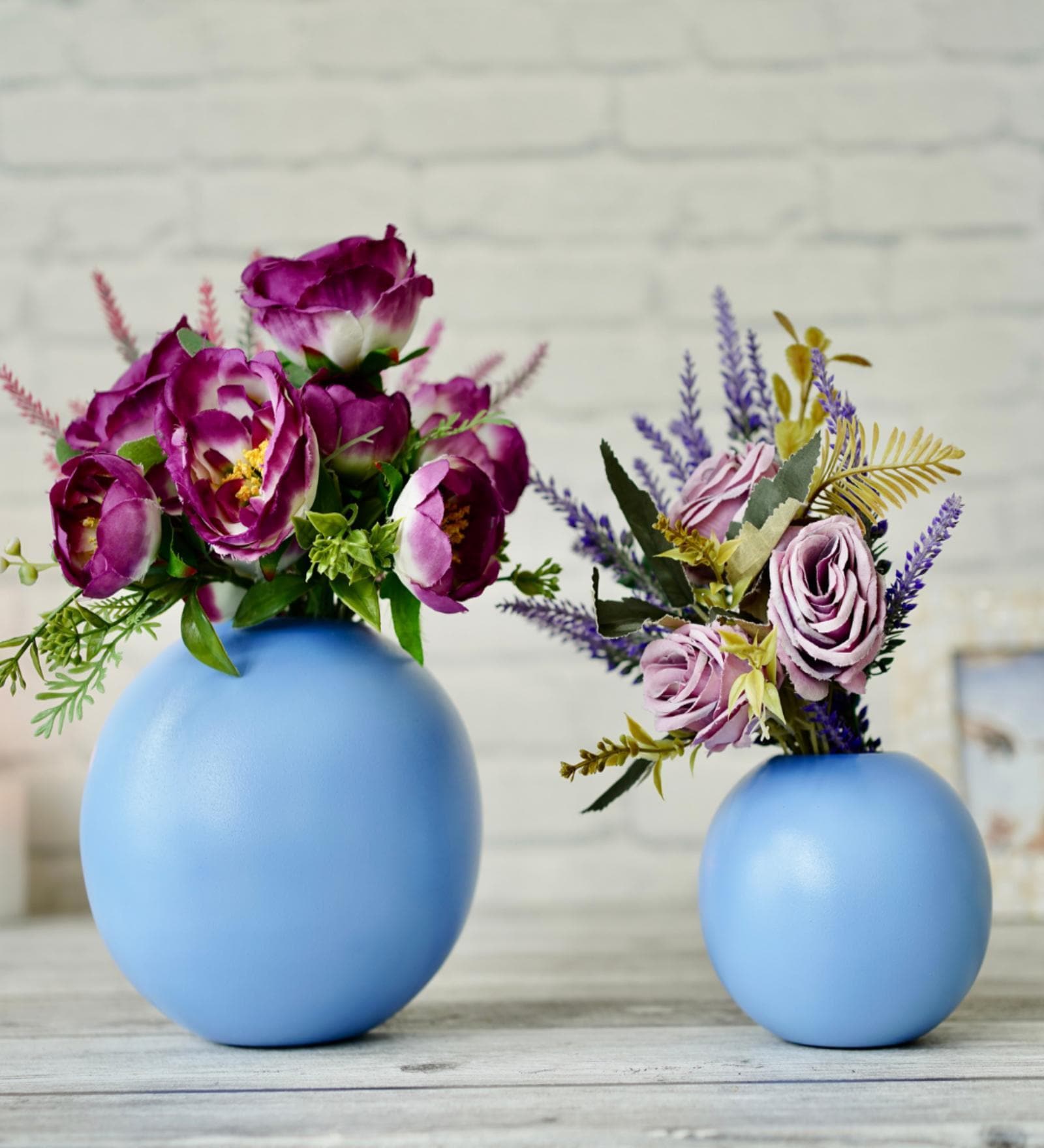 Masakazu Blue Iron (Pack of 2) Vases